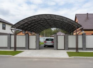 Навес Арочный Для автомобиля (машины) 5х10м.